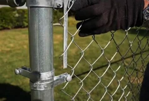 how to attach metal fence to house|how to install a fence.